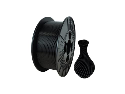 NEBULA FILAMENTS ASA filament 1.75 mm (± 0,05 mm), 3D drucker filament 1 kg spule, 3D printer pla filament hergestellt in der EU, Premium-Qualität für beliebte 3D-Drucker, Schwarz von NEBULA FILAMENTS