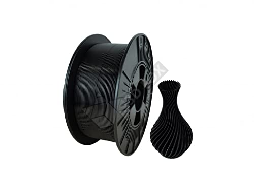NEBULA PETG Filament 1.75 mm (± 0,05 mm), 3D drucker filament 1 kg spule schwarz, 3D printer PETG-Filamente hergestellt in der EU, Premium-Qualität für beliebte 3D-Drucker von NEBULA FILAMENTS