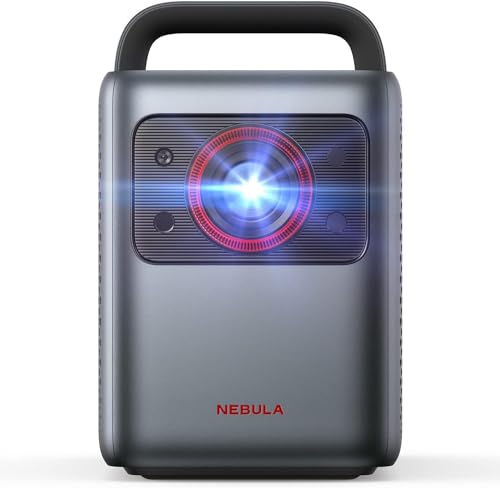 NEBULA von Anker Cosmos Laser 4K Beamer, 1840 ANSI Lumen, Android TV 10.0 mit Dongle, Autofokus, automatische Keystone-Korrektur, Bildschirmanpassung, Heimkino-Beamer mit Wi-Fi & Bluetooth von NEBULA