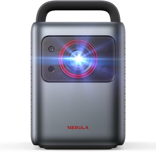 NEBULA von Anker Cosmos Laser 4K Beamer, 2200 ANSI Lumen, Android TV 10.0 mit Dongle, Autofokus, automatische Keystone-Korrektur, Bildschirmanpassung, Heimkino-Beamer mit Wi-Fi & Bluetooth von NEBULA