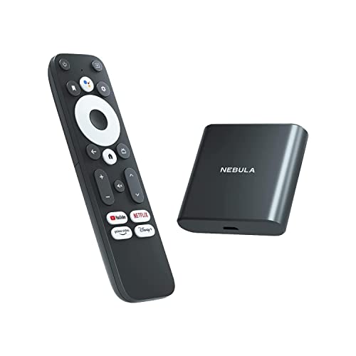 Nebula 4K Streaming-Dongle mit HDR, Streaming-Adapter, Powered by Android TV, über 7000 Apps, Kompatibel mit Google Assistant, Dolby Digital Plus, Plug-In Smart TV mit 2GB RAM & 8GB ROM Speicherplatz Nebula 4K Streaming-Dongle mit HDR, Streaming-Adapter, Powered by Android TV, über 7000 Apps, Kompatibel mit Google Assistant, Dolby Digital Plus, Plug-In Smart TV mit 2GB RAM & 8GB ROM Speicherplatz von NEBULA