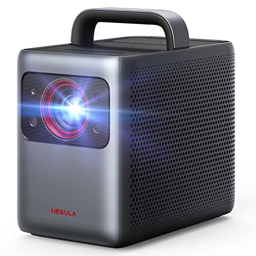 Nebula Cosmos Laser, Smarter Laser-Projektor, 2400 ISO Lumen, Automatische Trapezkorrektur, Dolby Audio, Android TV 10.0, 1080p Beamer für Partys von NEBULA