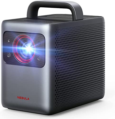 Nebula Cosmos Laser, Smarter Laser-Projektor, Automatische Trapezkorrektur, Dolby Audio, Android TV 10.0, 1080p Beamer für Partys (Generalüberholt) von NEBULA