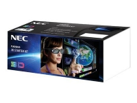 NEC 3D Starter Kit - 3D-briller - aktive lukker - für NEC NP115, NP210, NP216, NP-V260, NP-V300, U250, U260, U300, U310, V230, V260, V300 von NEC