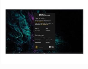 NEC MultiSync M861 AirServer - 218 cm (86) Diagonalklasse M Series LCD-Display mit LED-Hintergrundbeleuchtung - Digital Signage - 4K UHD (2160p) 3840 x 2160 - Direct LED - Schwarz, Pantone 426M (40001655) von NEC