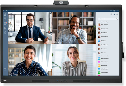NEC MultiSync WD551 - All-In-One 55 Touchdisplay mit Bring Your Own Meeting für moderne Tagungsräume - Windows Collaboration Display (60005140) von NEC