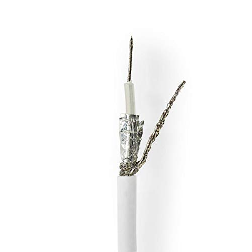 Antennenkabel auf Rolle - RG58C/U - 50 Ohm - Doppelt geschirmt - ECA - 100.0 m - Koax - PVC - Weiss - Rolle Antennenkabel auf Rolle - RG58C/U - 50 Ohm - Doppelt geschirmt - ECA - 100.0 m - Koax - PVC - Weiss - Rolle von NEDIS
