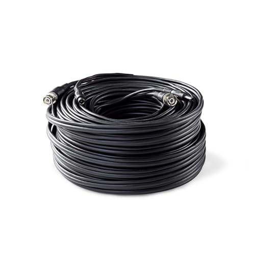 CCTV-Sicherheitskabel - BNC/DC - 30.0 m - Rund - PVC - Schwarz - Kartonverpackung CCTV-Sicherheitskabel - BNC/DC - 30.0 m - Rund - PVC - Schwarz - Kartonverpackung von NEDIS