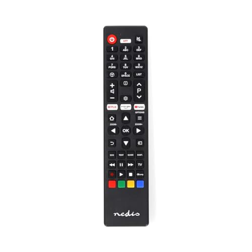 Ersatz Fernbedienung - Passend für: TCL/Thomson - Fest - 1 Gerät Netflix Button/YouTube Button - Infrarot - Schwarz Ersatz Fernbedienung - Passend für: TCL/Thomson - Fest - 1 Gerät Netflix Button/YouTube Button - Infrarot - Schwarz von NEDIS