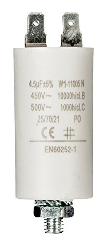 Fixapart Kondensator 4,5uF/450 V Boden von NEDIS