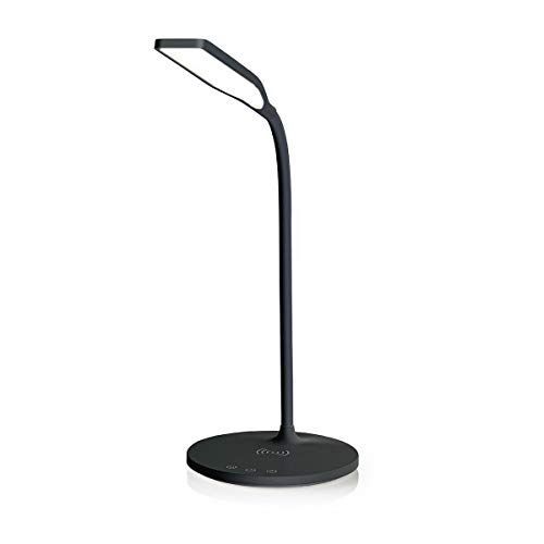 LED Lamp with Wireless Charger | Dimmer - On Product | LED/Qi | 10 W | with dimming | Cool White/Natural White/Warm White | 2700-6500 K LED Lamp with Wireless Charger | Dimmer - On Product | LED/Qi | 10 W | with dimming | Cool White/Natural White/Warm White | 2700-6500 K von NEDIS