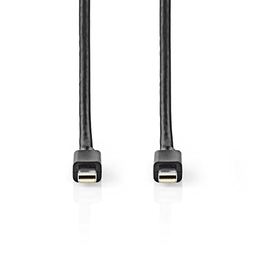 Mini Displayport-Kabel - DisplayPort 1.4 - Mini DisplayPort Stecker - Mini DisplayPort Stecker - 48 Gbps - Vernickelt - 2.00 m - Rund - PVC - Schwarz - Blister von NEDIS