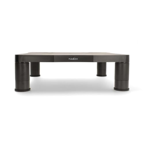Monitorständer - Ergononmie: Yes - Maximale Tragfähigkeit: 18 kg - Universal - Verstellbare Höhe: Ja Monitorständer - Ergononmie: Yes - Maximale Tragfähigkeit: 18 kg - Universal - Verstellbare Höhe: Ja von NEDIS