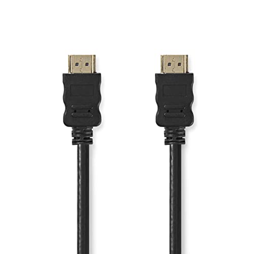 NEDIS 3m Highspeed HDMI Kabel mit Ethernet, Schwarz, 4K, 3D und Deep Color von NEDIS