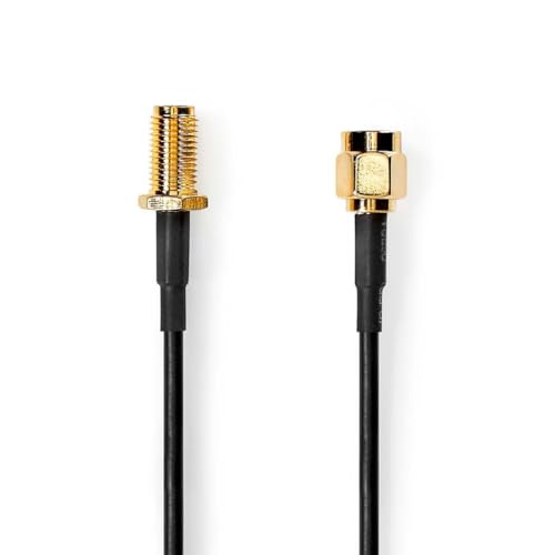 Nedis Antennenkabel | SMA-Stecker | SMA-Buchse | Vergoldet | 50 Ohm | Einzeln geschirmt | 5.00 m | Rund | PVC | Schwarz | Box Nedis Antennenkabel | SMA-Stecker | SMA-Buchse | Vergoldet | 50 Ohm | Einzeln geschirmt | 5.00 m | Rund | PVC | Schwarz | Box von NEDIS