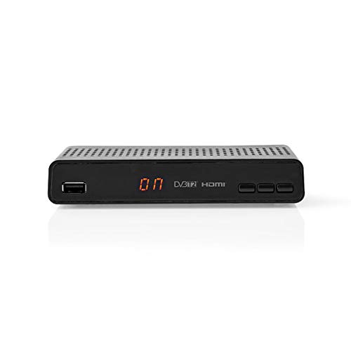 NEDIS DVB-T2-Receiver DVB-T2-Receiver - Full HD 1080 - Bis zu 1000 Sender per Satellit - Multimedia-Player - On-Screen-Display (OSD) Schwarz 1.50 m, DVBT2265BK von NEDIS