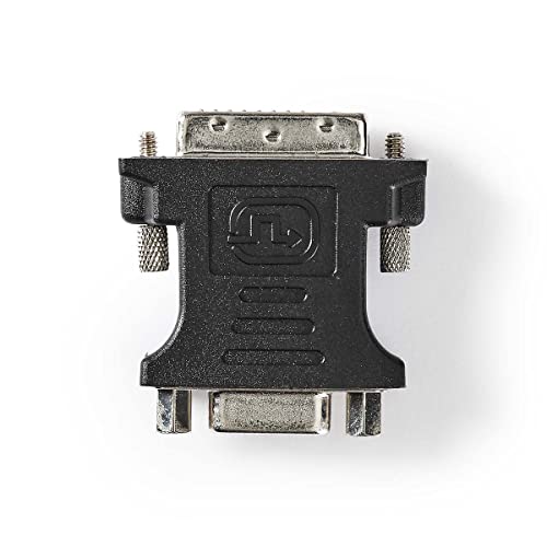NEDIS DVI-Adapter | DVI-D | VGA Buchse | Nickel | Gerade | PVC | Schwarz | Box Schwarz von NEDIS