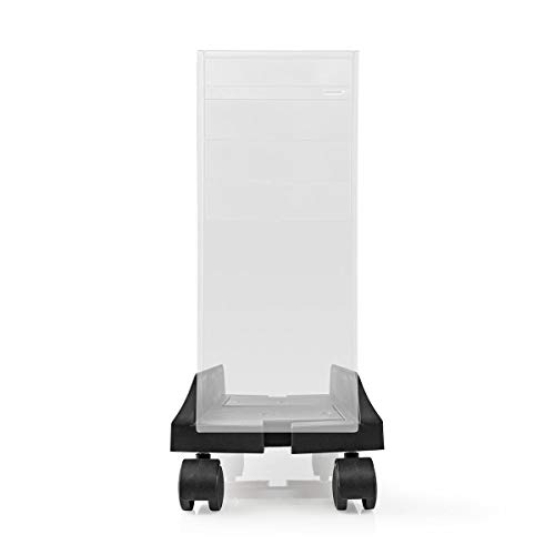 NEDIS Desktop-Ständer | Einstellbare Breite/Vollbeweglich | 14.5-24.2 cm | 20 kg | Kunststoff/Metall | Schwarz Schwarz, CSTD101BK von NEDIS