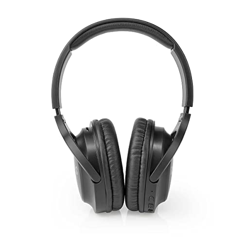NEDIS - Drahtlose Kopfhörer - Over-Ear - Bluetooth 5.0-20 Stunden Wiedergabezeit - Integrierte Steuerung - mit Mikrofon - Schwarz von NEDIS