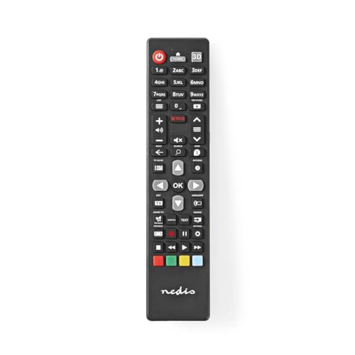 NEDIS Ersatz Fernbedienung | Passend für: Philips | Fest | 1 Gerät | Ambilight Button/Netflix Button | Infrarot | Schwarz Schwarz von NEDIS