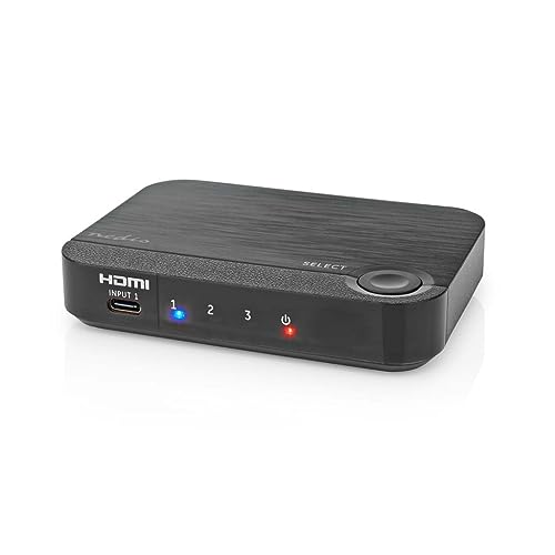 NEDIS HDMI™ Konverter | 1x USB-C™ / 2X HDMI™ Eingang | 1x HDMI™ Ausgang | 1-Weg | 4K @ 60Hz | 18Gbps | Anthrazit von NEDIS