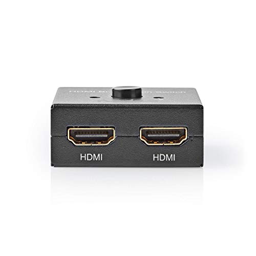 NEDIS HDMI Schalter HDMI Schalter | 3-Port | 1x HDMI Eingang / 2X HDMI Eingang | 1x HDMI Ausgang / 2X HDMI Ausgang | 4K@60Hz | 6 Gbps | Metall | Anthrazit Anthrazit, VSWI3482AT NEDIS HDMI Schalter HDMI Schalter | 3-Port | 1x HDMI Eingang / 2X HDMI Eingang | 1x HDMI Ausgang / 2X HDMI Ausgang | 4K@60Hz | 6 Gbps | Metall | Anthrazit Anthrazit, VSWI3482AT von NEDIS