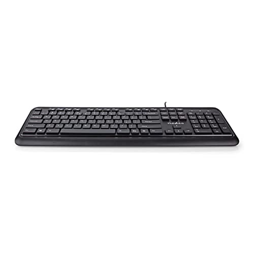 NEDIS Kabelgebundenes Keyboard - USB-A - Multimedia - QWERTY - US-Layout - Numerische Tastatur NEDIS Kabelgebundenes Keyboard - USB-A - Multimedia - QWERTY - US-Layout - Numerische Tastatur von NEDIS