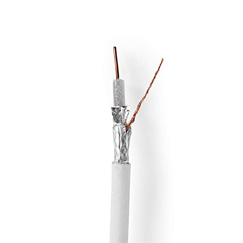 NEDIS - Koaxial Kabel - 4G / LTE secure - 75 Ohm - 3-fach geschirmt - 25 m - rund - PVC - Weiss von NEDIS