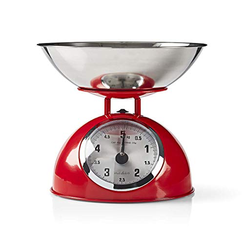 NEDIS Küchenwaage Retro Ana Logo Metall Rot, KASC110RD NEDIS Küchenwaage Retro Ana Logo Metall Rot, KASC110RD von NEDIS