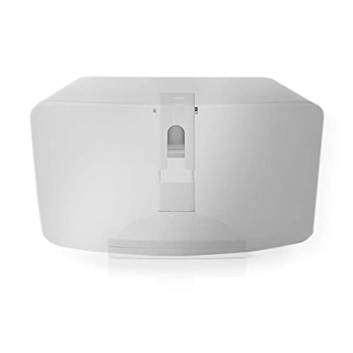 NEDIS Lautsprecher-Wandhalterung - Sonos Play:5-Gen2 - Neig- und drehbar - Neigungswinkel 15Degree - Kabelmanagements - Einfache und leichte Montage - Max. 7 kg Weiss SPMT5500WT von NEDIS