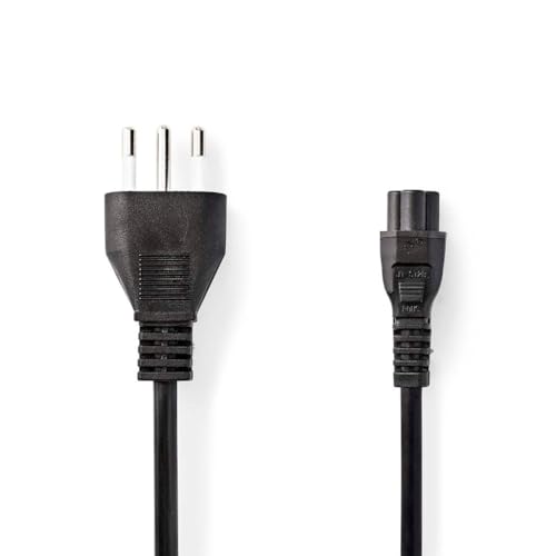 NEDIS Netzkabel | Stecker Typ L (IT) - IEC-320-C5 | 2,0 m | Schwarz von NEDIS