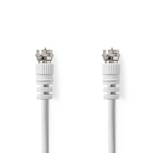 Nedis Satelliten- und Antennenkabel | F Stecker | F Stecker | Vernickelt | 75 Ohm | Doppelt geschirmt | 10.0 m | Rund | PVC | Weiss | Box Nedis Satelliten- und Antennenkabel | F Stecker | F Stecker | Vernickelt | 75 Ohm | Doppelt geschirmt | 10.0 m | Rund | PVC | Weiss | Box von NEDIS