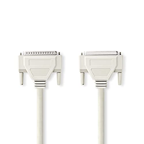 NEDIS Serielles Kabel | D-Sub 25-Pin Stecker | D-SUB 25-Pin-Buchse | Vernickelt | rund | PVC | Elfenbein | Plastikbeutel 5.00 m 5.00 m NEDIS Serielles Kabel | D-Sub 25-Pin Stecker | D-SUB 25-Pin-Buchse | Vernickelt | rund | PVC | Elfenbein | Plastikbeutel 5.00 m 5.00 m von NEDIS