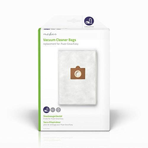 NEDIS Staubsaugerbeutel | 4 Stück Stück | Synthetik | Meist verkauft für: Puzer Eeva/Easy | Weiss Weiss von NEDIS