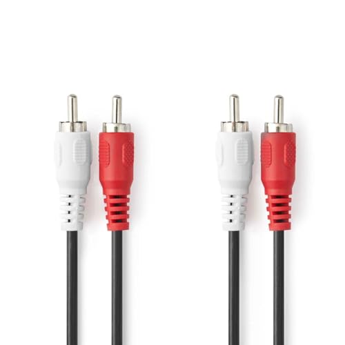NEDIS Stereo-Audiokabel | 2x RCA Stecker | 2x RCA Stecker | Vernickelt | 1.00 m | rund | Schwarz | Plastikbeutel NEDIS Stereo-Audiokabel | 2x RCA Stecker | 2x RCA Stecker | Vernickelt | 1.00 m | rund | Schwarz | Plastikbeutel von NEDIS