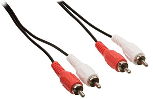 NEDIS Stereo-Audiokabel | 2x RCA Stecker | 2x RCA Stecker | Vernickelt | 1.50 m | rund | Schwarz | Plastikbeutel von NEDIS