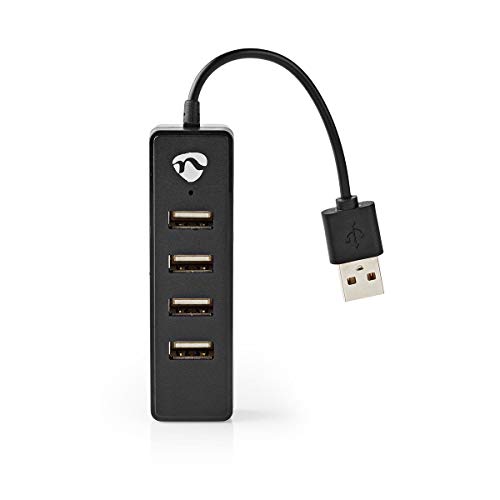 NEDIS USB-Hub | 4-Port Port(s) | USB 2.0 | Stromversorgung über USB | 4X USB von NEDIS