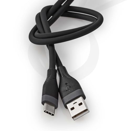 Nedis USB-Kabel | USB 2.0 | USB-A Stecker | USB-C™ Stecker | 15 W | 480 Mbps | Vernickelt | 1.50 m | Rund | Silikon | Schwarz | Box von NEDIS