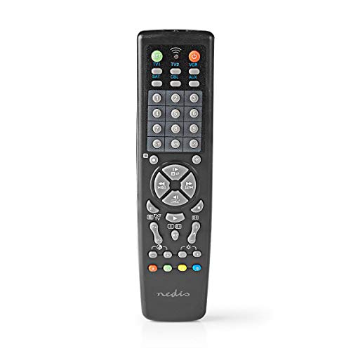 NEDIS Universal-Fernbedienung | Vorprogrammiert | 10 Geräte | Speichertasten/TV Guide-Taste | Infrarot | Schwarz Schwarz, TVRC2200BK NEDIS Universal-Fernbedienung | Vorprogrammiert | 10 Geräte | Speichertasten/TV Guide-Taste | Infrarot | Schwarz Schwarz, TVRC2200BK von NEDIS