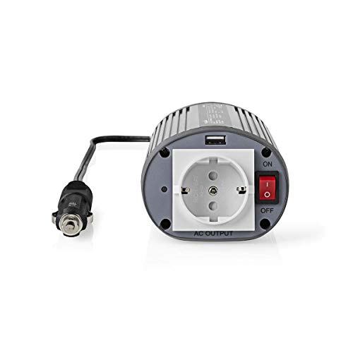 NEDIS - Wechselrichter Modifizierte Sinuswelle - 12V DC-230V AC - 150 W - Schuko und USB Ausgang PIMS15012 von NEDIS
