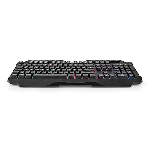 NEDIS Wired Gaming Keyboard - USB Type-A - Folientasten - LED - QWERTZ - DE-Layout - Stromversorgung über USB - Netzkabellänge: 1.30 m - Multimedia NEDIS Wired Gaming Keyboard - USB Type-A - Folientasten - LED - QWERTZ - DE-Layout - Stromversorgung über USB - Netzkabellänge: 1.30 m - Multimedia von NEDIS