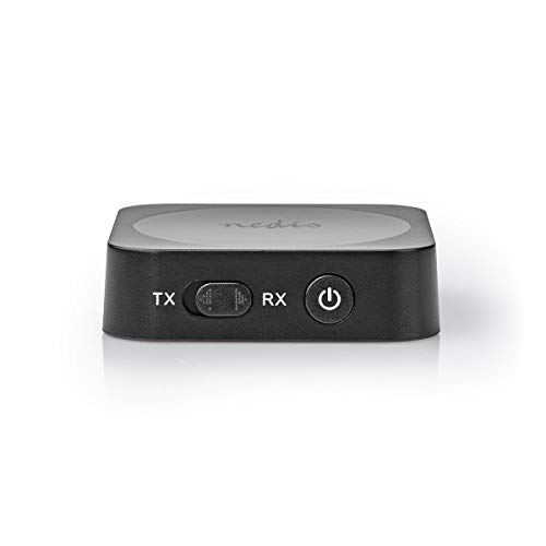 Nedis Bluetooth Transmitter Receiver Bluetooth Transmitter Receiver Connection Input: 1x AUX Connection Output: 1x AUX SBC Up to 1 Device up to 6 Hours Automatic Power Off, Black 1.00 m one-Size von NEDIS