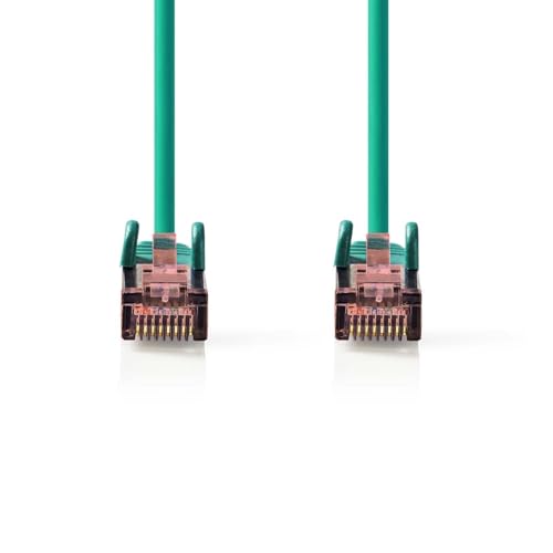 Nedis CAT6-Netzwerkkabel - RJ45 Stecker - RJ45 Stecker - S/FTP - 0.50 m - Rund - LSZH - Grün - Label Nedis CAT6-Netzwerkkabel - RJ45 Stecker - RJ45 Stecker - S/FTP - 0.50 m - Rund - LSZH - Grün - Label von NEDIS
