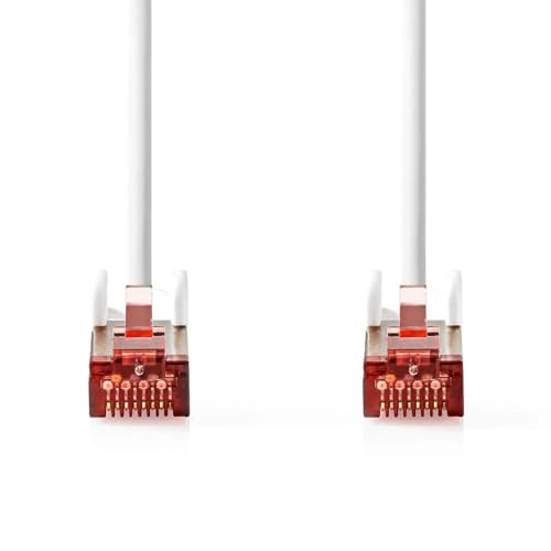 Nedis CAT6-Netzwerkkabel - RJ45 Stecker - RJ45 Stecker - S/FTP - 1.00 m - Rund - LSZH - Weiss - Label Nedis CAT6-Netzwerkkabel - RJ45 Stecker - RJ45 Stecker - S/FTP - 1.00 m - Rund - LSZH - Weiss - Label von NEDIS