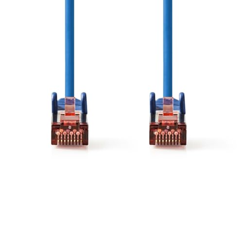 Nedis CAT6-Netzwerkkabel - RJ45 Stecker - RJ45 Stecker - S/FTP - 10.0 m - Rund - LSZH - Blau - Label Nedis CAT6-Netzwerkkabel - RJ45 Stecker - RJ45 Stecker - S/FTP - 10.0 m - Rund - LSZH - Blau - Label von NEDIS