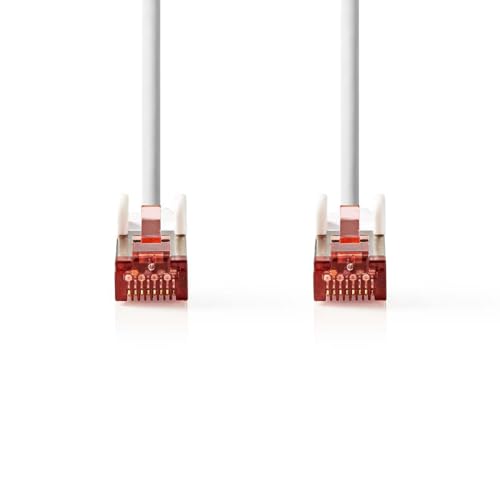 Nedis CAT6-Netzwerkkabel - RJ45 Stecker - RJ45 Stecker - S/FTP - 15.0 m - Rund - LSZH - Weiss - Label Nedis CAT6-Netzwerkkabel - RJ45 Stecker - RJ45 Stecker - S/FTP - 15.0 m - Rund - LSZH - Weiss - Label von NEDIS