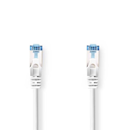 Nedis CAT6a Netzwerkkabel - S/FTP - RJ45 Male - RJ45 Male - 10.0m - Snagless - Rund - LSZH - Grau - Label Nedis CAT6a Netzwerkkabel - S/FTP - RJ45 Male - RJ45 Male - 10.0m - Snagless - Rund - LSZH - Grau - Label von NEDIS