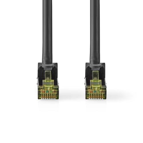 Nedis CAT7-Netzwerkkabel - S/FTP - RJ45 Stecker - RJ45 Stecker - 0.50 m - Snagless - Rund - LSZH - Schwarz - Label Nedis CAT7-Netzwerkkabel - S/FTP - RJ45 Stecker - RJ45 Stecker - 0.50 m - Snagless - Rund - LSZH - Schwarz - Label von NEDIS