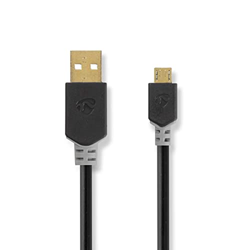 Nedis CCBW60500AT10 USB 2.0-Kabel | A-Stecker - Micro-B-Stecker | 1,0 m | Anthrazit Nedis CCBW60500AT10 USB 2.0-Kabel | A-Stecker - Micro-B-Stecker | 1,0 m | Anthrazit von NEDIS