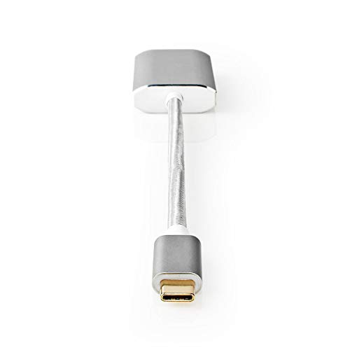 Nedis CCTB64580AL02 câble vidéo et adaptateur 0,2 m USB Type-C Mini DisplayPort Argent von NEDIS